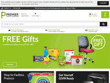 Tablet Screenshot of premier-office-supplies.co.uk